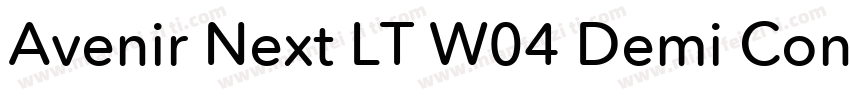 Avenir Next LT W04 Demi Cond字体转换